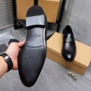 Berluti Polished Men's Leather Loafers with Distinctive Strap