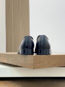 Berluti Polished Men's Leather Oxford Shoes with Embossed Detail
