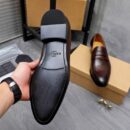 Berluti Polished Men's Leather Penny Loafers - Classic Style