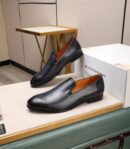 Berluti Polished Men's Leather Slip-On Dress Shoes