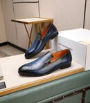 Berluti Polished Men's Leather Slip-On Dress Shoes