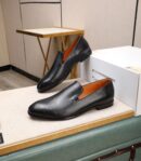 Berluti Polished Men's Leather Slip-On Dress Shoes
