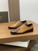 Berluti Tigana Patchwork Leather Oxford Shoes