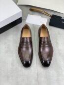 Berluti VIP 1:1 Brown Leather Penny Loafers