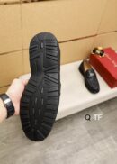 Black Leather Penny Loafers
