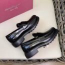 Black Patent Leather Penny Loafers