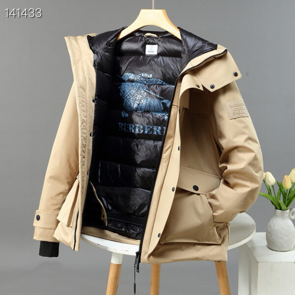 Burberry Multi-Pocket Hooded Winter Jacket - Image 6