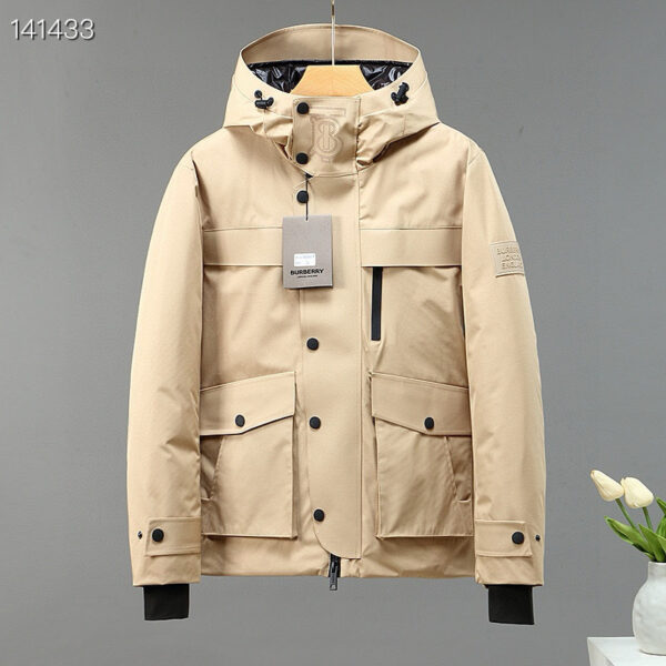 Burberry Multi-Pocket Hooded Winter Jacket - Image 5