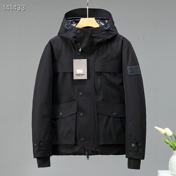 Burberry Multi-Pocket Hooded Winter Jacket - Image 4