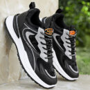 Affordable Athletic Fashion Sneakers - Lace-Up with Color Accents.