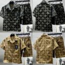 Chrome Hearts Patterned Shirt & Shorts Set with Cross Detail