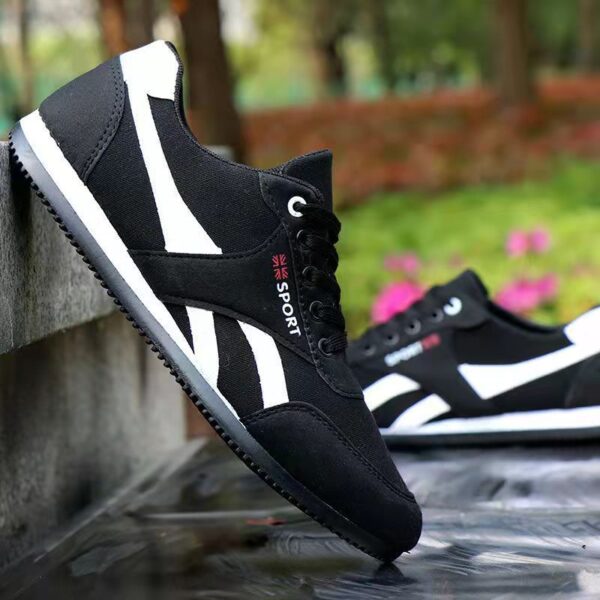 Classic Angled Stripe Sport Sneakers - Stylish Colorways - Image 2