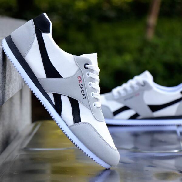 Classic Angled Stripe Sport Sneakers - Stylish Colorways - Image 4