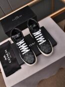 Coach Black Monogram High-Top Sneakers
