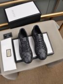 Coach Black Monogram Low-Top Sneakers