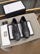 Coach Black Monogram Low-Top Sneakers