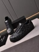 Coach Black Monogram Low-Top Sneakers