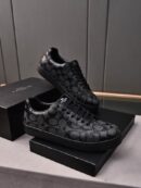 Coach Black Monogram Low-Top Sneakers