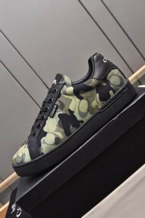 Coach Camouflage Low-Top Sneakers
