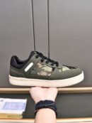 Coach Green & Black Camouflage Low-Top Sneakers