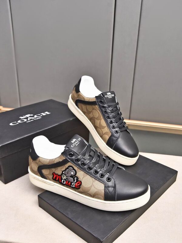 Coach Low-Top Sneakers with Mouse Graphic - Image 4