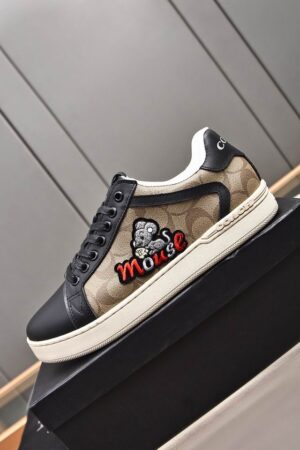 Coach Low-Top Sneakers with Mouse Graphic