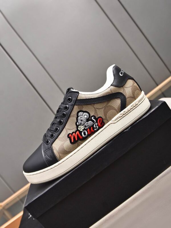Coach Low-Top Sneakers with Mouse Graphic