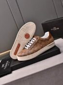 Coach Lowline Luxe Brown Monogram Low-Top Sneakers
