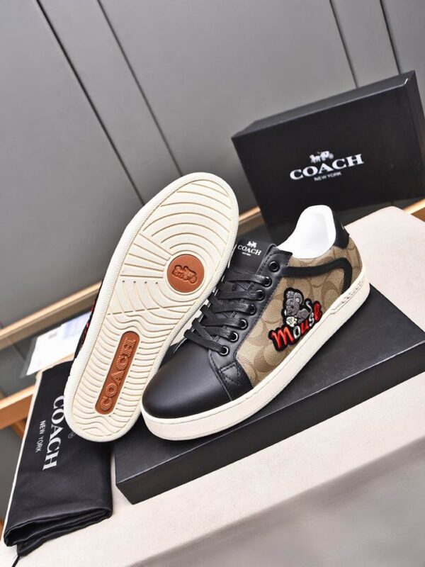 Coach Low-Top Sneakers with Mouse Graphic - Image 6