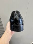 Dior Black Embossed Croco Leather Loafers