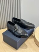 Dior Brown Leather Penny Loafers