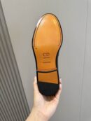 Dior Black Leather Penny Loafers