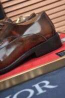Dior Brown Leather Wingtip Oxford Shoes