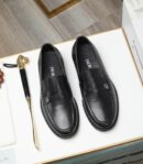 Dior Granville Black Suede Loafers