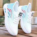 Dynamic Side Design Knit Strap Sneakers - Modern Style