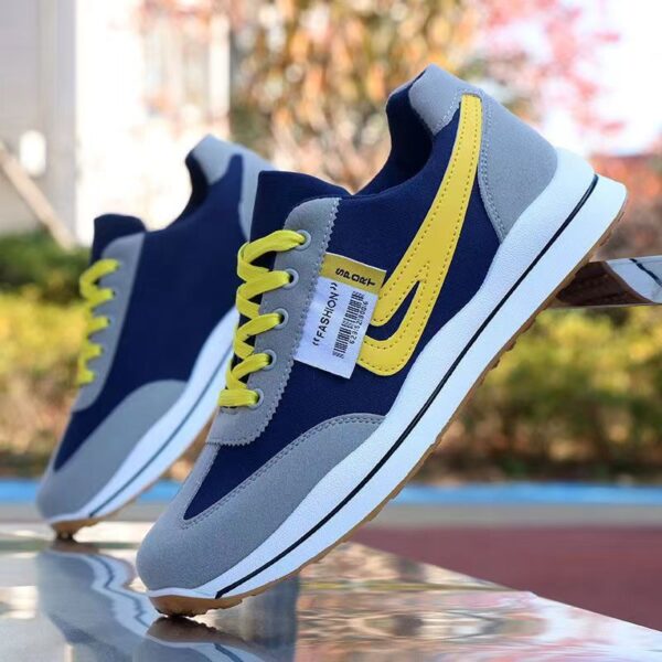 Dynamic Stripe Sport Fashion Sneakers - Image 4