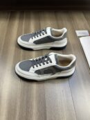 Ferragamo Men's Designer Two-Tone Gancini Sneakers