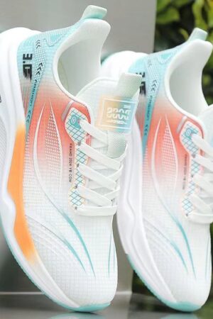 Futuristic Gradient Pattern Fashion Sneakers