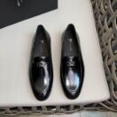 Giuseppe Zanotti Black Patent Leather GZ Logo Loafers