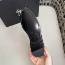 Giuseppe Zanotti Black Patent Leather GZ Logo Loafers