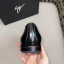 Giuseppe Zanotti Black Patent Leather GZ Logo Loafers