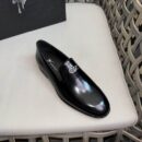 Giuseppe Zanotti Black Patent Leather GZ Logo Loafers