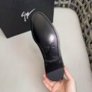 Giuseppe Zanotti Black Velvet GZ Logo Loafers