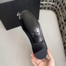 Giuseppe Zanotti Blue Suede GZ Logo Loafers