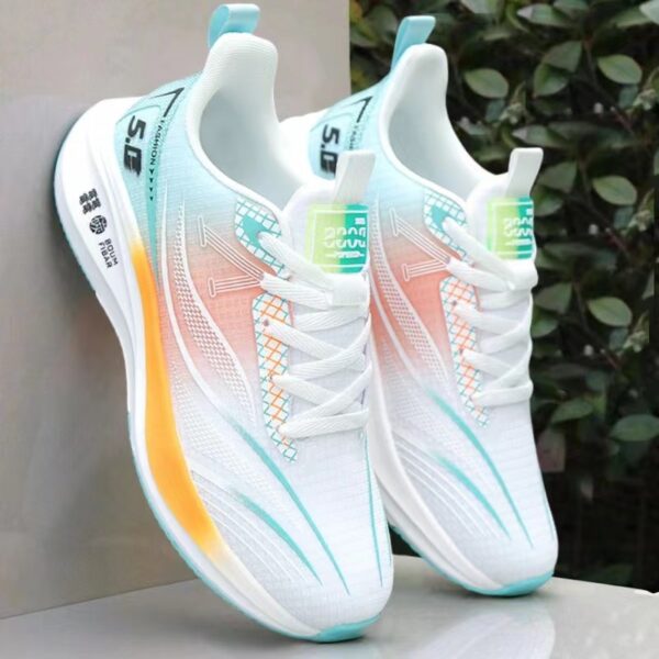 Gradient Color Dynamic Line Fashion Sneakers - Image 2