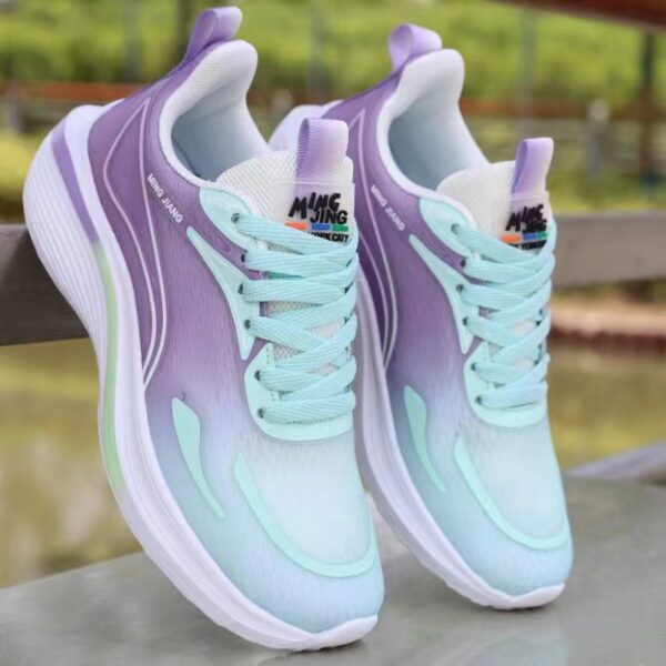 Gradient Fade Aerodynamic Fashion Sneakers. - Image 4