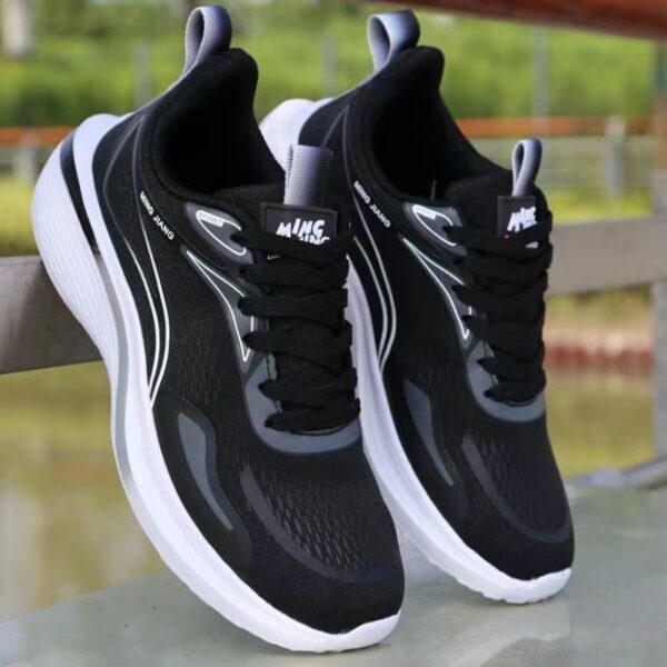 Gradient Fade Aerodynamic Fashion Sneakers. - Image 2