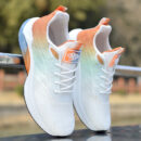 Gradient Mesh Dynamic Stripe Sneakers