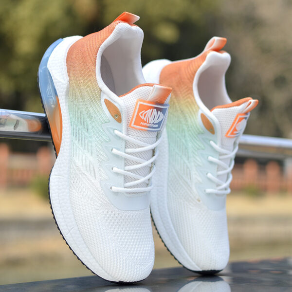 Gradient Mesh Dynamic Stripe Sneakers - Image 6