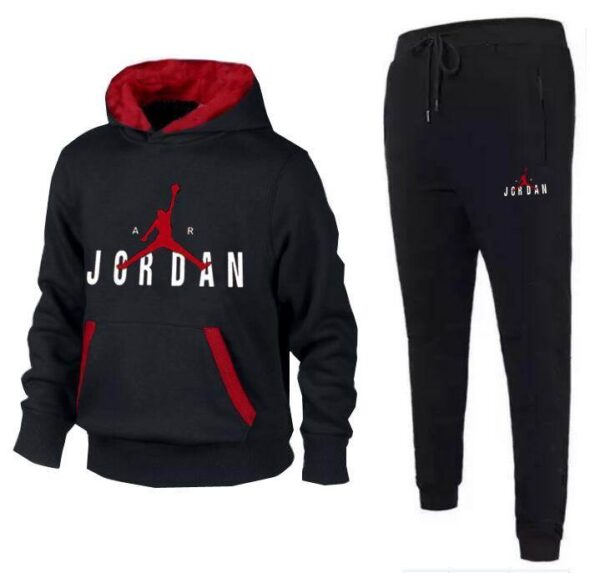 Jordan Color Block Hoodie & Sweatpants Tracksuit